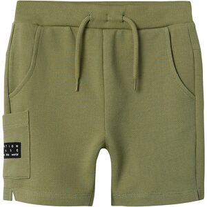 Name It Sweatshorts - Pique - Nkmvivasse - Oil Green - Name It - 9 År (134) - Shorts