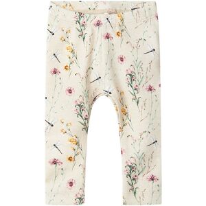 Name It Leggings - Nbfhanina - Peyote Melange M. Blomster - Name It - 50 - Leggings