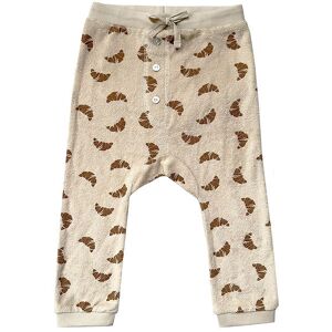 Monsieur Mini Leggings - Terry - Croissant - Monsieur Mini - 3-4 År (98-104) - Leggings