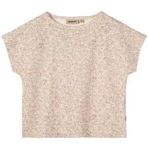 Wheat T-Shirt - Bette - Cream Flower Meadow - Wheat - 6 År (116) - T-Shirt