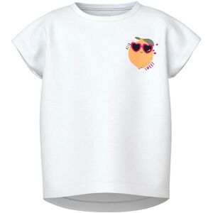 Name It T-Shirt - Nmfvarutti - Bright White M. Citron - Name It - 1½ År (86) - T-Shirt