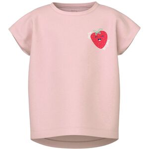 Name It T-Shirt - Nmfvarutti - Parfait Pink M. Jordbær - Name It - 4 År (104) - T-Shirt