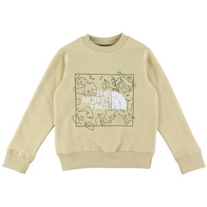 The North Face Sweatshirt - Graphic - Gravel/forest Olive - The North Face - 7-8 År (122-128) - Sweatshirt