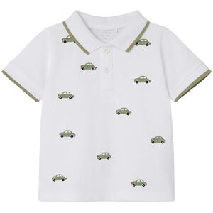 Name It Polo - Nmmhakan - Bright White M. Biler - Name It - 5 År (110) - Polo