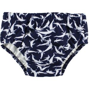 Petit Crabe Blebadebukser - Uv50+ - Navy M. Delfiner - Petit Crabe - 0-1 År (50-80) - Blebadebukser