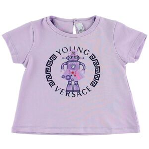 Young Versace T-Shirt - Lavendel M. Robot - Versace - 2 År (92) - T-Shirt