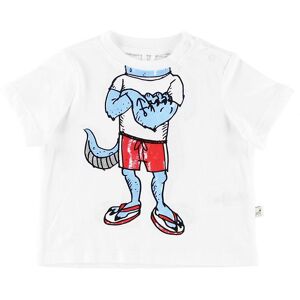 Stella Mccartney Kids T-Shirt - Hvid M. Monsterkrop - Stella Mccartney Kids - 1 År (80) - T-Shirt