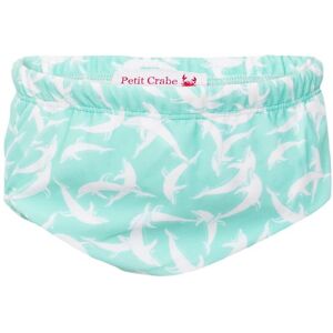 Petit Crabe Blebadebukser - Leo - Uv50+ - Mint M. Delfiner - 2-3 År (92-98) - Petit Crabe Blebadebukser