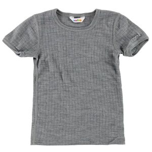 Joha T-Shirt - Uld - Gråmeleret - Joha - 130 - T-Shirt