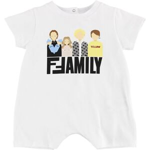 Fendi Kids Sommerdragt - Hvid M. Fendi Family - Fendi - 1 År (80) - Sommerdragt