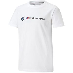 Puma X Bmw T-Shirt - Logo - Hvid - Puma - 8 År (128) - T-Shirt