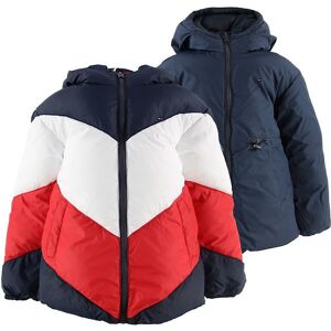 Tommy Hilfiger Dynejakke - Vendbar - Navy/rød/hvid - Tommy Hilfiger - 8 År (128) - Dunjakke