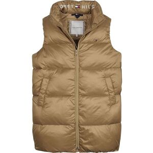 Tommy Hilfiger Dynevest - Shiny Puffer - Classic Khaki - Tommy Hilfiger - 14 År (164) - Vest