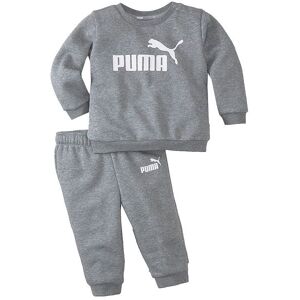 Puma Sweatsæt - Minicats Ess Crew Jogger - Medium Grey - Puma - 1½ År (86) - Sweatsæt