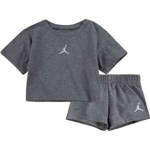 Jordan T-Shirt/shorts - Essentiel - Gråmeleret - Jordan - 6-7 År (116-122) - T-Shirt