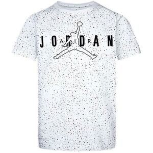 Jordan T-Shirt - Color Mix Aop - Hvid M. Prikker - Jordan - 6-7 År (116-122) - T-Shirt