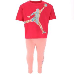 Jordan T-Shirt/leggings - Girls Bff - Bleached Coral - Jordan - 6-7 År (116-122) - T-Shirt