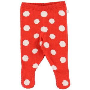 Stella Mccartney Kids Leggings M/f - Strik - Rød M. Prikker - Stella Mccartney Kids - 18 Mdr - Leggings