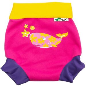 Konfidence Blebadebukser - Uv50+ - Swim Nappy - Pink/yellow Joni - Konfidence - 9-12 Mdr - Blebadebukser