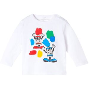 Stella Mccartney Kids Bluse - Painting Friends - Off-White - Stella Mccartney Kids - 74 - Bluse