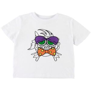 Stella Mccartney Kids T-Shirt - Hvid M. Fisk/patches - Stella Mccartney Kids - 14 År (164) - T-Shirt