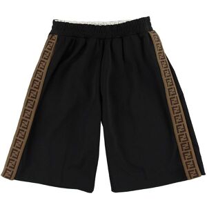 Fendi Shorts - Sort M. Stribe/knapper - Fendi - 8 År (128) - Shorts