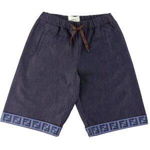 Fendi Shorts - Navy M. Logobånd - Fendi - 12 År (152) - Shorts