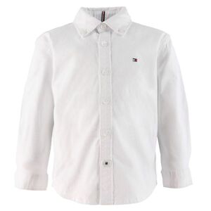 Tommy Hilfiger Skjorte - Stretch Oxford - Hvid - Tommy Hilfiger - 6 År (116) - Skjorte