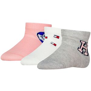 Tommy Hilfiger Gaveæske - Strømper - 3-Pak - Pink - Tommy Hilfiger - 15/18 - Strømper