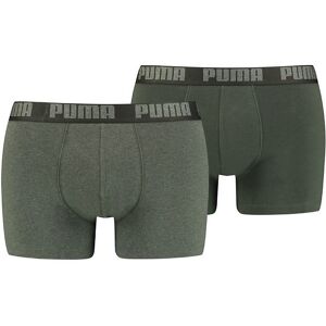 Puma Boxershorts - Basic - 2-Pak - Armygrøn - Puma - S - Small - Boxershorts