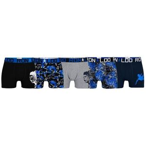 Ronaldo Boxershorts - 5-Pak - Blå/grå/sort - Jbs - 4-6 År (104-116) - Boxershorts