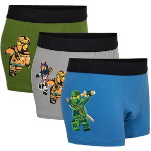 Ninjago Boxershorts - 3-Pak - Lwarve - Twist Of Lime - Lego® Wear - 10-11 År (140-146) - Boxershorts