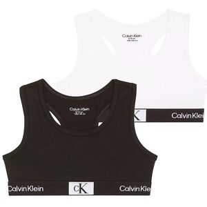 Klein Toppe - 2-Pak - Hvid/sort - Calvin Klein - 8-10 År (128-140) - Undertøj