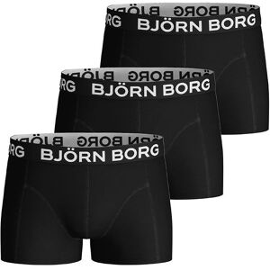 Björn Borg Boxershorts - 3-Pak - Sort - Björn Borg - 11-12 År (146-152) - Boxershorts