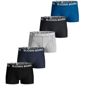 Björn Borg Boxershorts - 5-Pak - Blue Denim - 11-12 År (146-152) - Björn Borg Boxershorts