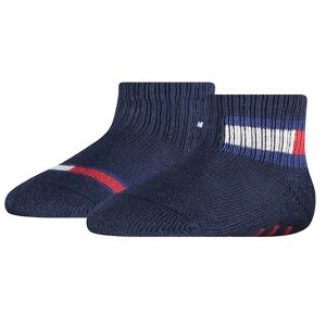 Tommy Hilfiger Gåstrømper - 2-Pak - Blå - Tommy Hilfiger - 15/18 - Strømper