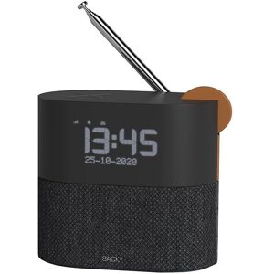 Sackit Clockradio - Dab+/fm - Wakeit - Wireless - Rust - Sackit - Onesize - Tilbehør