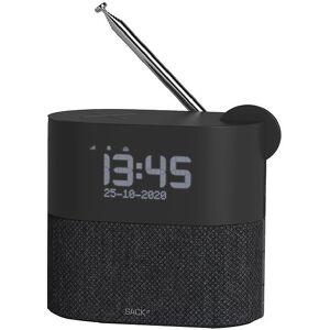 Sackit Clockradio - Dab+/fm - Wakeit - Wireless - Sort - Onesize - Sackit Tilbehør