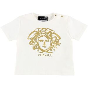 Versace T-Shirt - Creme M. Guld - Versace - 12-18 Mdr - T-Shirt