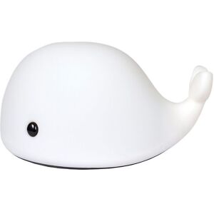 Filibabba Lampe - The Friendly Whale Christian - 14,5 Cm - Hvid - Filibabba - Onesize - Natlampe