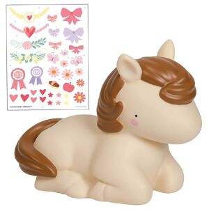 A Little Lovely Company Lampe - 20 Cm - Horse - Onesize - A Little Lovely Company Natlampe