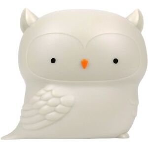 A Little Lovely Company Natlampe - 11,8x11,5 Cm - Owl - Grå - A Little Lovely Company - Onesize - Natlampe