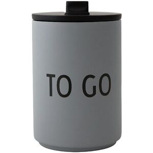 Design Letters Termo - 350 Ml - Grå - Design Letters - Onesize - Termoflaske