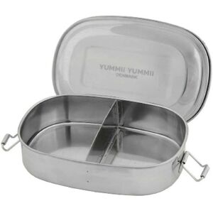 Yummii Yummii Bento Small - 2 Rum - Rustfrit Stål - Yummii Yummii - Onesize - Madkasse