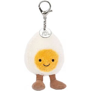 Jellycat Nøglering - 18x7 Cm - Amuseable Happy Boiled Egg - Jellycat - Onesize - Nøglering