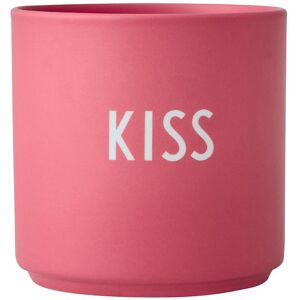 Design Letters Kop - Favourite Cups - Kiss - Rosa - Design Letters - Onesize - Kop