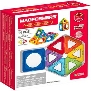 Magformers Magnetsæt - 14 Dele - Basic Plus - Magformers - Onesize - Magnetlegetøj