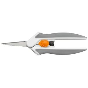 Stofsaks - 13 Cm - Grå/orange - Onesize - Fiskars Saks