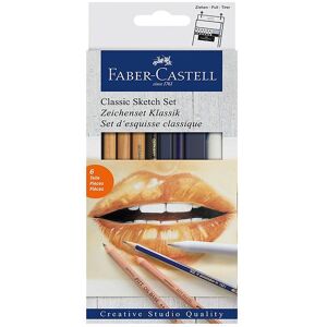 Faber-Castell Tegnesæt - Classic Sketch - 6 Stk - Faber-Castell - Onesize - Farvesæt