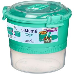 Sistema Madkasse M. Bestik - Lunch Stack - 965 Ml - Turkis - Sistema - Onesize - Madkasse